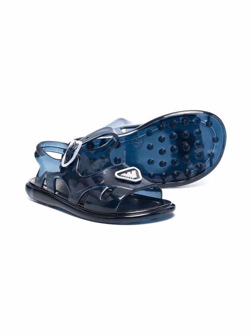 Sandalo bambino con applicazione logo EMPORIO ARMANI KIDS | XMPS02XOZ1201103